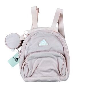 Adidas Must Have Mini Backpack Girls Sandy Pink OSFA Casual School Travel‎ Bag